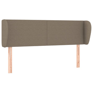 vidaXL Wingback Headboard Taupe 147x23x78/88 cm Fabric