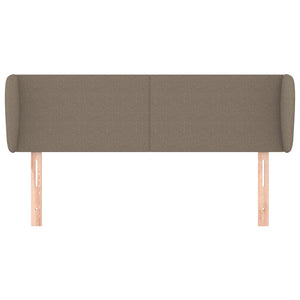 vidaXL Wingback Headboard Taupe 147x23x78/88 cm Fabric
