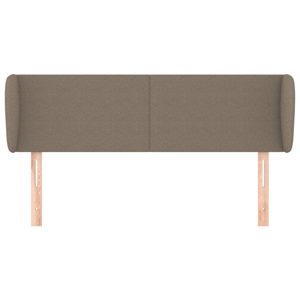 vidaXL Wingback Headboard Taupe 147x23x78/88 cm Fabric