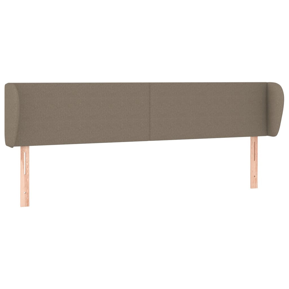 vidaXL Wingback Headboard Taupe 163x23x78/88 cm Fabric