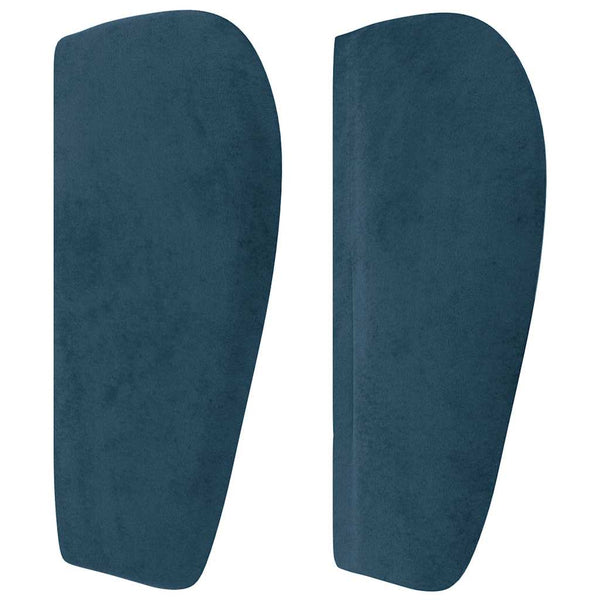 vidaXL Wingback Headboard Dark Blue 183x23x78/88 cm Velvet