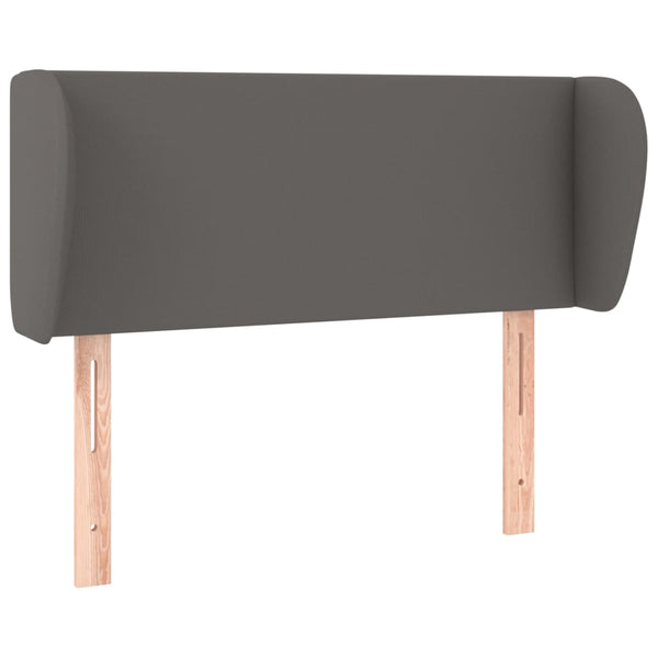 vidaXL Wingback Headboard Grey 83x23x78/88 cm Faux Leather
