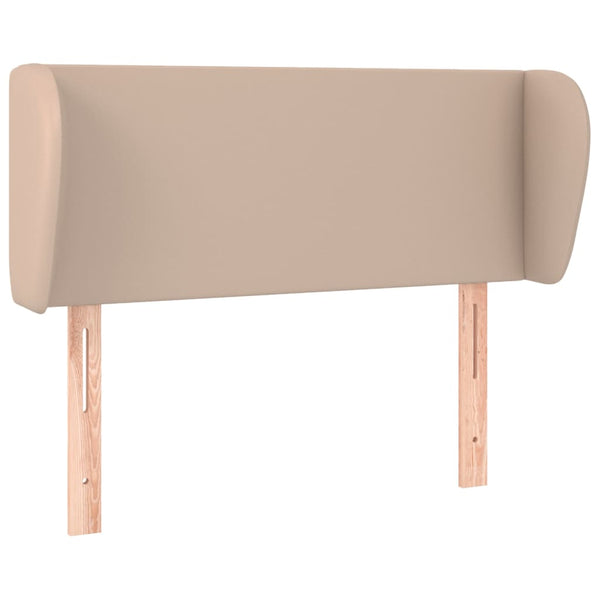 vidaXL Wingback Headboard Cappuccino Brown 83x23x78/88 cm Faux Leather