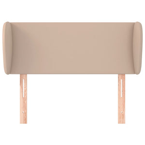 vidaXL Wingback Headboard Cappuccino Brown 83x23x78/88 cm Faux Leather