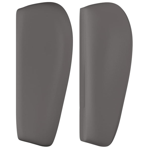 vidaXL Headboard with Wings Grey 93x23x78/88 cm Faux Leather