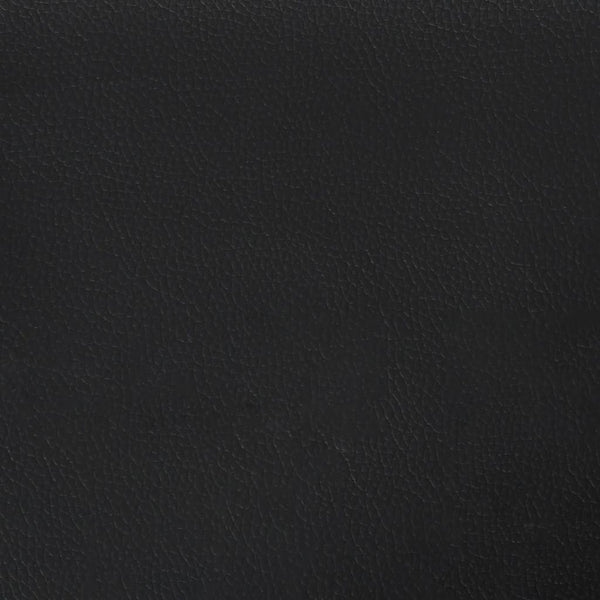 Kopfteil mit Ohren Schwarz 163x23x78/88 cm Kunstleder