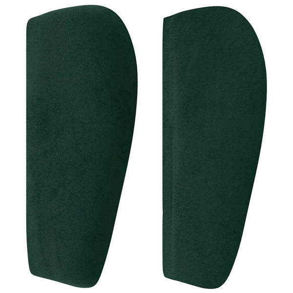 vidaXL Headboard with Wings Dark Green 103x23x78/88 cm Velvet