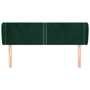 vidaXL Wingback Headboard Dark Green 147x23x78/88 cm Velvet