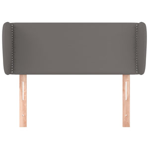 vidaXL Wingback Headboard Grey 83x23x78/88 cm Faux Leather