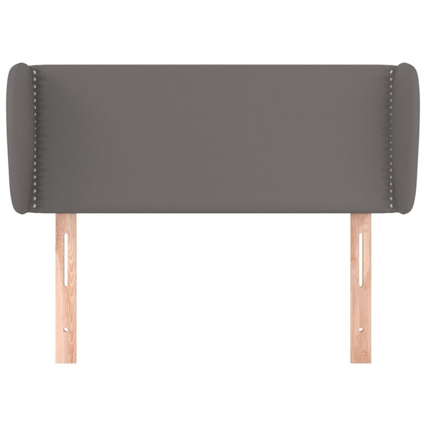 vidaXL Wingback Headboard Grey 83x23x78/88 cm Faux Leather