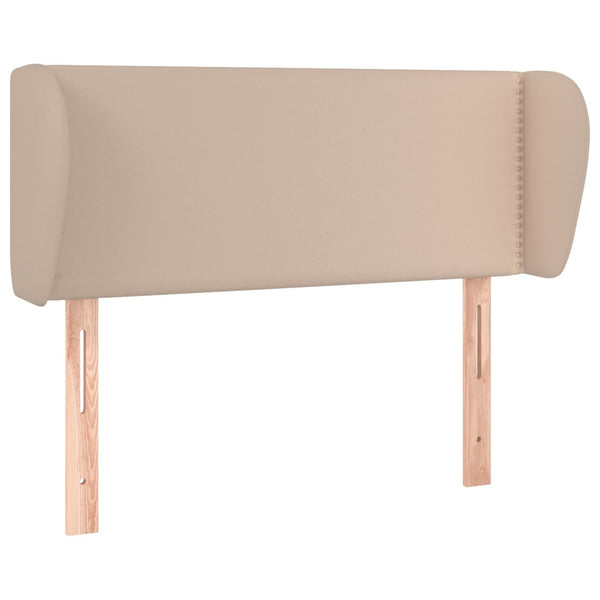 vidaXL Wingback Headboard Cappuccino Brown 83x23x78/88 cm Faux Leather