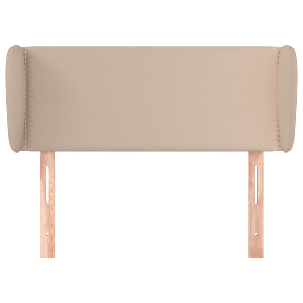 vidaXL Wingback Headboard Cappuccino Brown 83x23x78/88 cm Faux Leather