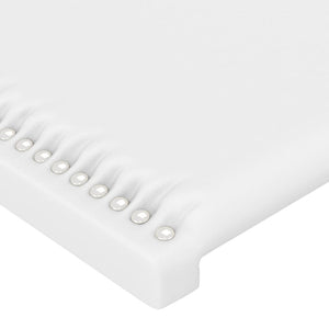 vidaXL Headboard with Wings White 103x23x78/88 cm Faux Leather