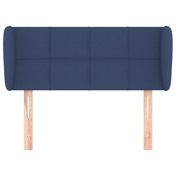 vidaXL Wingback Headboard Blue 83x23x78/88 cm Fabric
