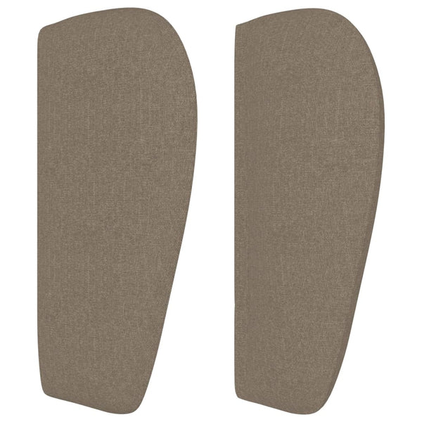 vidaXL Wingback Headboard Taupe 93x23x78/88 cm Fabric