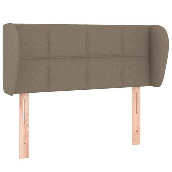 vidaXL Wingback Headboard Taupe 103x23x78/88 cm Fabric