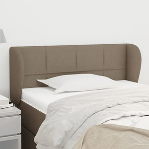 vidaXL Wingback Headboard Taupe 103x23x78/88 cm Fabric