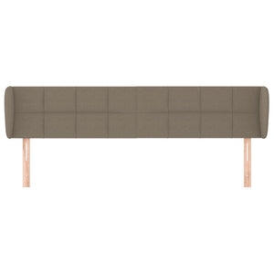 vidaXL Wingback Headboard Taupe 163x23x78/88 cm Fabric