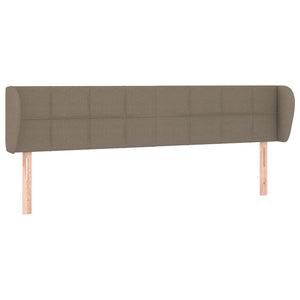 vidaXL Wingback Headboard Taupe 183x23x78/88 cm Fabric