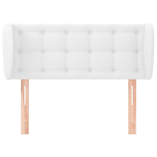 vidaXL Wingback Headboard White 83x23x78/88 cm Faux Leather