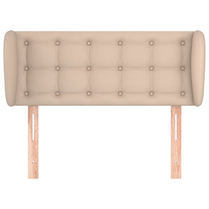 vidaXL Headboard with Wings Cappuccino Brown 93x23x78/88 cm Faux Leather