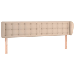 vidaXL Headboard with Wings Cappuccino Brown 183x23x78/88 cm Faux Leather