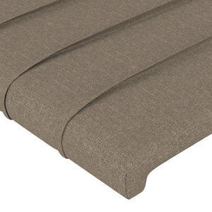 vidaXL Wingback Headboard Taupe 83x23x78/88 cm Fabric