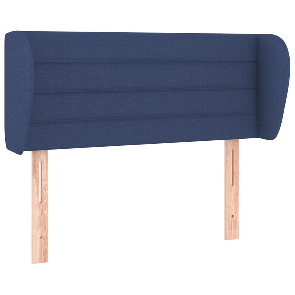 vidaXL Wingback Headboard Blue 83x23x78/88 cm Fabric