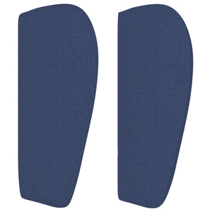 vidaXL Wingback Headboard Blue 83x23x78/88 cm Fabric