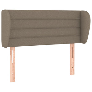 vidaXL Wingback Headboard Taupe 93x23x78/88 cm Fabric