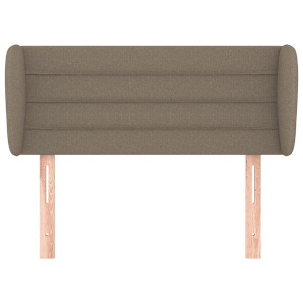vidaXL Wingback Headboard Taupe 93x23x78/88 cm Fabric