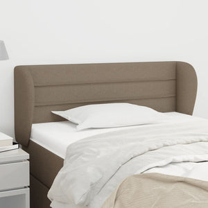 vidaXL Wingback Headboard Taupe 93x23x78/88 cm Fabric