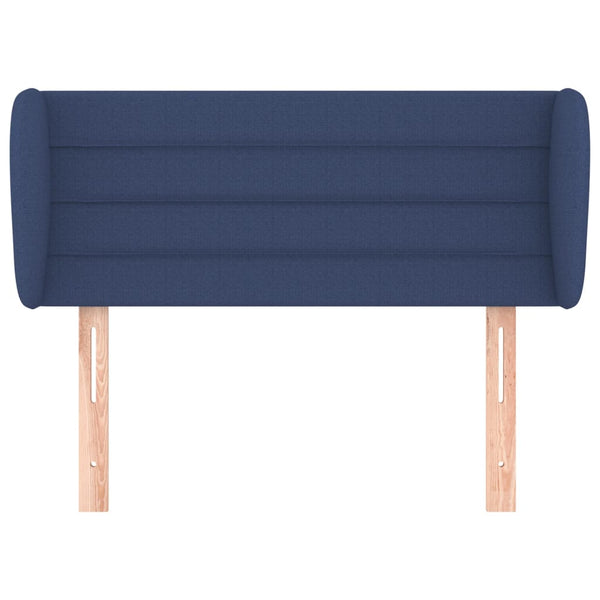 vidaXL Wingback Headboard Blue 103x23x78/88 cm Fabric