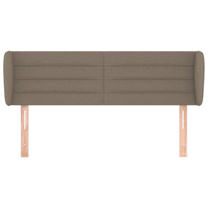 vidaXL Wingback Headboard Taupe 147x23x78/88 cm Fabric