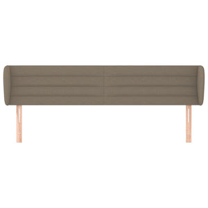 vidaXL Wingback Headboard Taupe 163x23x78/88 cm Fabric