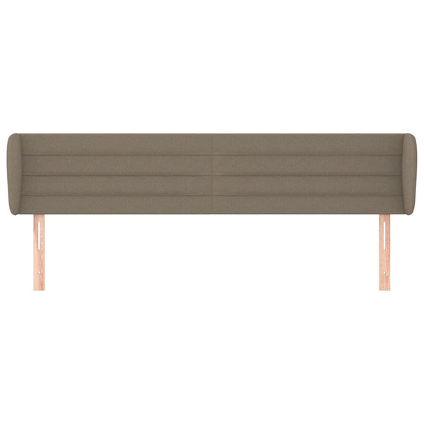 vidaXL Wingback Headboard Taupe 163x23x78/88 cm Fabric