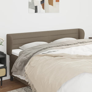 vidaXL Wingback Headboard Taupe 163x23x78/88 cm Fabric