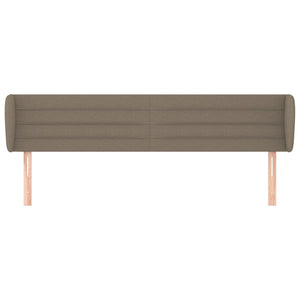 vidaXL Wingback Headboard Taupe 183x23x78/88 cm Fabric