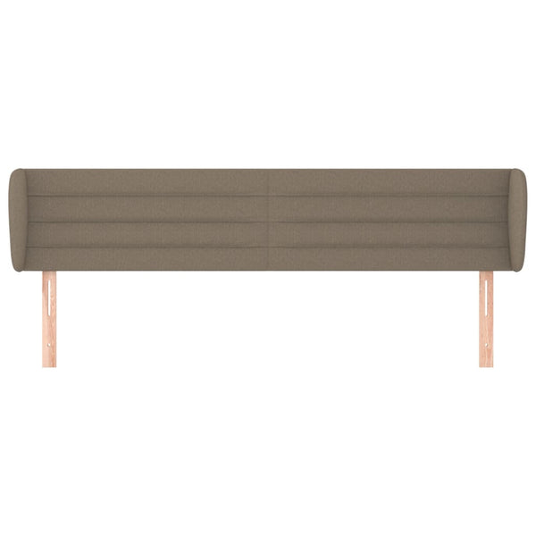 vidaXL Wingback Headboard Taupe 183x23x78/88 cm Fabric