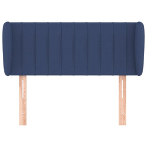vidaXL Wingback Headboard Blue 83x23x78/88 cm Fabric