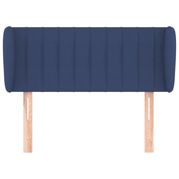 vidaXL Wingback Headboard Blue 83x23x78/88 cm Fabric