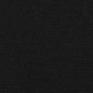 vidaXL Headboard with Wings Black 93x23x78/88 cm Fabric