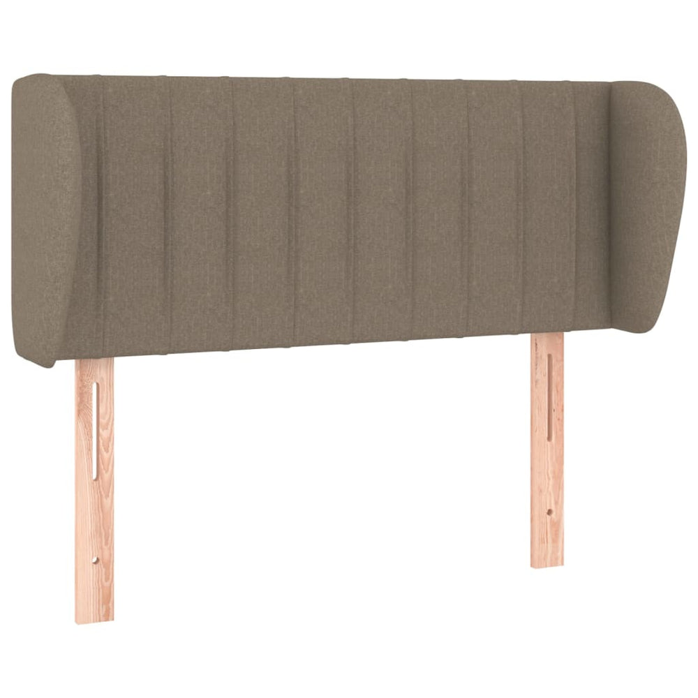 vidaXL Wingback Headboard Taupe 103x23x78/88 cm Fabric
