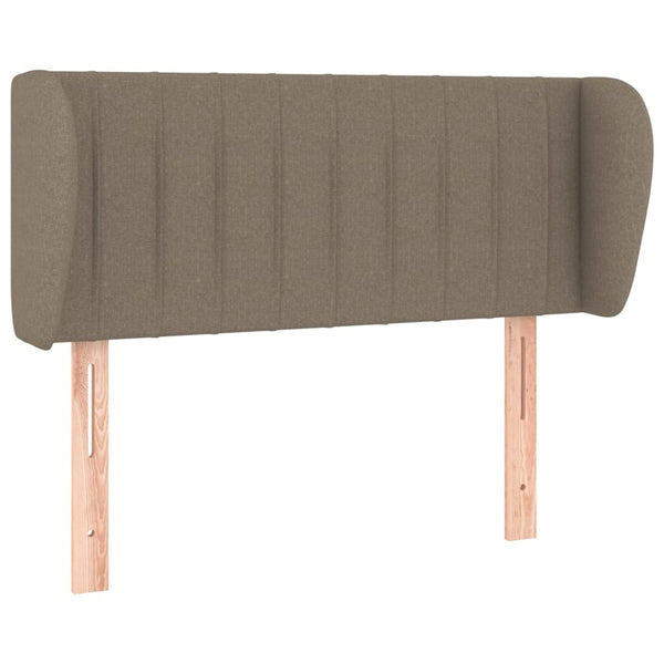 vidaXL Wingback Headboard Taupe 103x23x78/88 cm Fabric