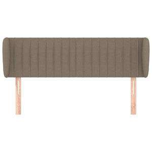 vidaXL Wingback Headboard Taupe 147x23x78/88 cm Fabric