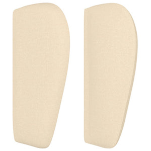 vidaXL Wingback Headboard Cream 163x23x78/88 cm Fabric