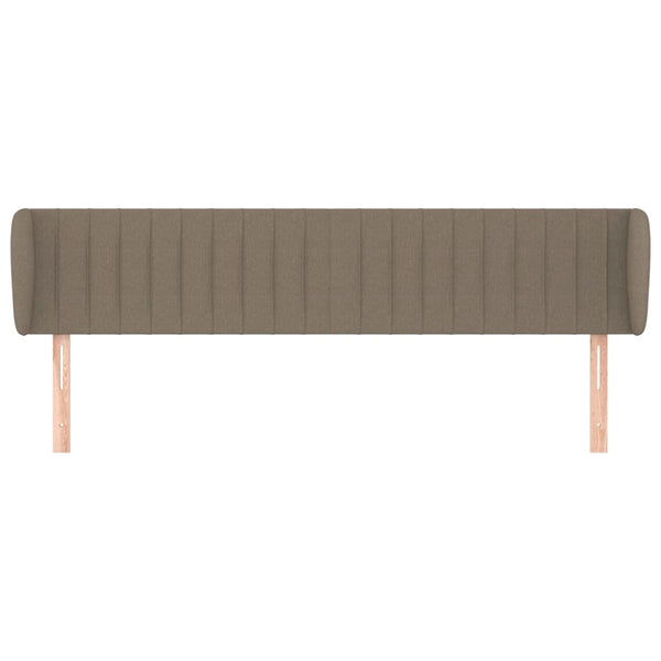 vidaXL Wingback Headboard Taupe 183x23x78/88 cm Fabric