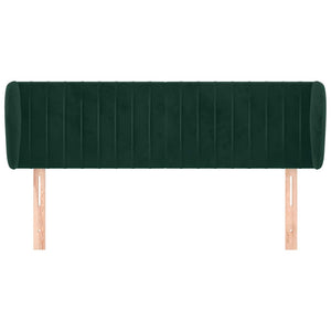 vidaXL Wingback Headboard Dark Green 147x23x78/88 cm Velvet
