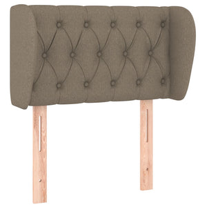 vidaXL Wingback Headboard Taupe 83x23x78/88 cm Fabric