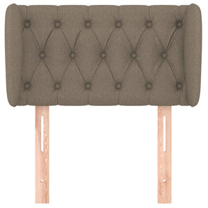 vidaXL Wingback Headboard Taupe 83x23x78/88 cm Fabric
